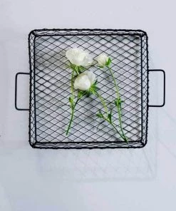 Fog Linen Work Mesh Square Tray