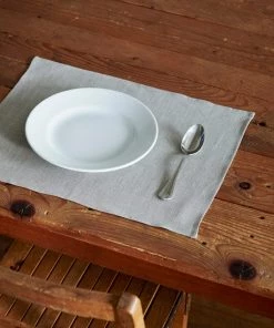 Fog Linen Work Linen Placemat Natural Linen Placemats & Coasters