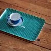 Fog Linen Work Linen Tray M Green Plaid