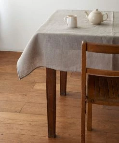 Fog Linen Work Linen Tablecloths & Nakins Linen Tablecloth Natural