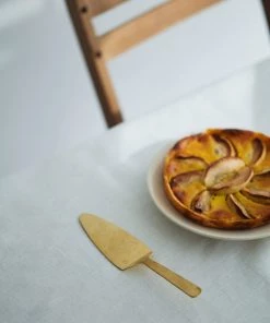 Fog Linen Work Brass Cake Server