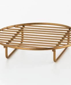 Fog Linen Work Brass Round Wire Rack Kitchen Accessories