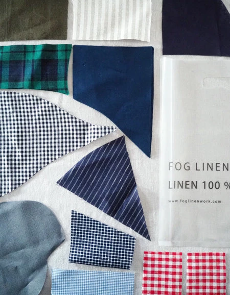 Fog Linen Work Linen Fabric Set 500g 4 Fog Linen Work Linen Fabric Set 500g