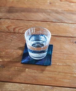 Fog Linen Work Linen Placemats & Coasters Linen Coaster James