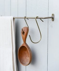 Fog Linen Work Do-it-Yourself Brass Towel Bar Medium