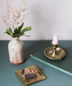 Fog Linen Work Brass Plate Square