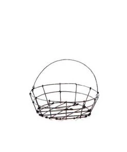 Fog Linen Work Round Basket Kitchen Accessories