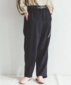 FOG LINEN WORK EUROPE Gianna Pant Black Women's Clothing