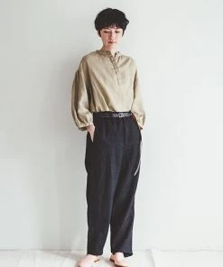 FOG LINEN WORK EUROPE Gianna Pant Black Women's Clothing