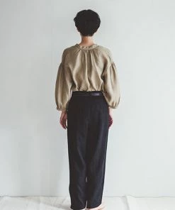 FOG LINEN WORK EUROPE Gianna Pant Black Women's Clothing