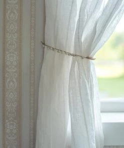 Fog Linen Work Brass Safety Pin With Bells Medium