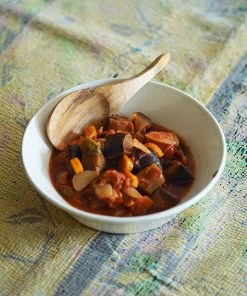 Fog Linen Work Trays & Cutlery Mango Wood Server S