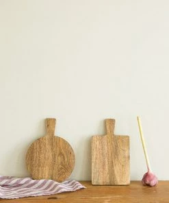 Fog Linen Work Mango Wood Board Round