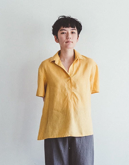 FOG LINEN WORK EUROPE Sasha Top Mais Women's Clothing 6 FOG LINEN WORK EUROPE Sasha Top Mais Women's Clothing