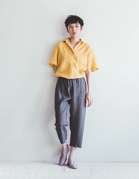 FOG LINEN WORK EUROPE Sasha Top Mais Women's Clothing 3 FOG LINEN WORK EUROPE Sasha Top Mais Women's Clothing