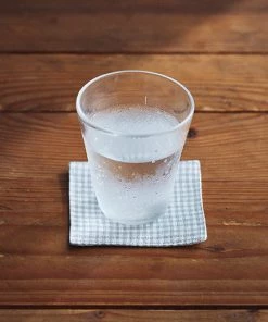 Fog Linen Work Linen Placemats & Coasters Linen Coaster Jesse