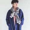 Fog Linen Work Scarves & Hats Tuz Scarf Herringbone