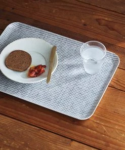 Fog Linen Work Linen Tray L Jesse Linen Trays