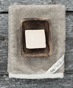 Fog Linen Work Linen Pile Bath Mitten