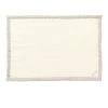 Fog Linen Work Bed & Bath Linen Pile Bath Mat White