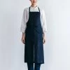 Fog Linen Work Full Apron Navy