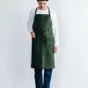 Fog Linen Work Kitchen & Table Linen Daily Apron Green Laurel