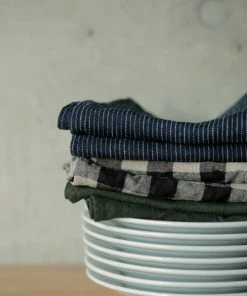 Fog Linen Work Kitchen & Table Thick Linen Kitchen Cloth Black Natural 7 Fog Linen Work Kitchen & Table Thick Linen Kitchen Cloth Black Natural