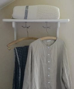 Fog Linen Work Storage Wood Shirt Hanger