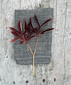 Fog Linen Work Thick Linen Kitchen Cloth Herringbone Kitchen & Table