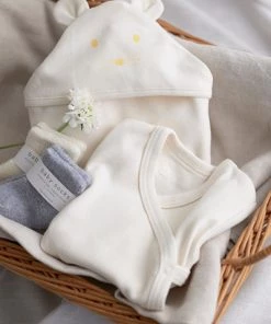 Fog Linen Work Baby & Kids Organic Cotton Baby Romper