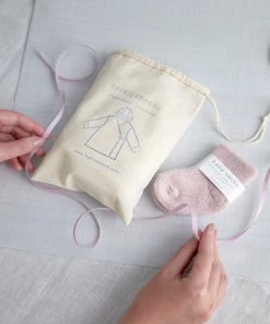 Fog Linen Work Organic Cotton Baby Cap & Cardigan