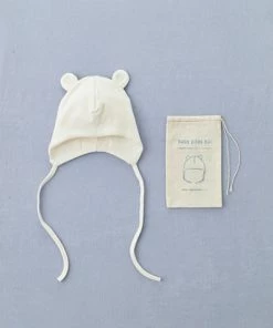 Fog Linen Work Accessories Organic Cotton Baby Pilot Hat