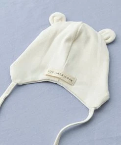 Fog Linen Work Accessories Organic Cotton Baby Pilot Hat