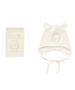 Fog Linen Work Accessories Organic Cotton Baby Pilot Hat