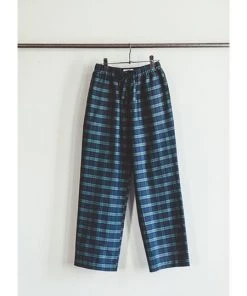 FOG LINEN WORK EUROPE Chandra Easy Pants Tartan Check Women's Clothing