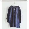 FOG LINEN WORK EUROPE Damini Shirt Navy Stripe