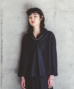 FOG LINEN WORK EUROPE Nail Tunic Nuit