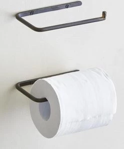 Fog Linen Work Iron Toilet Paper Holder