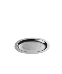 Fog Linen Work Steel Tray Oval Small Trays & Cutlery