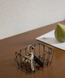 Fog Linen Work Kitchen Accessories Market Basket Mini