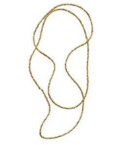 Fog Linen Work Brass Beads Necklace L