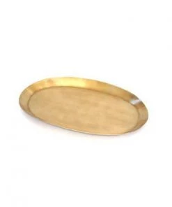 FOG LINEN WORK EUROPE Brass Tray Oval M Trays & Cutlery