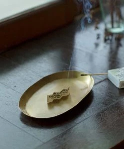 Fog Linen Work Brass Serving Tray Oval S Trays & Cutlery