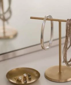 Fog Linen Work Brass Plate Round SSS Trays & Cutlery