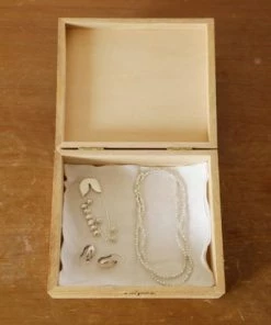 Fog Linen Work Silver Plated Beads Necklace S