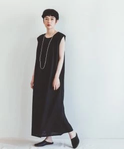 FOG LINEN WORK EUROPE June Dress Black Women's Clothing