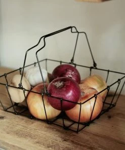 Fog Linen Work Kitchen Accessories Grocery Basket Medium