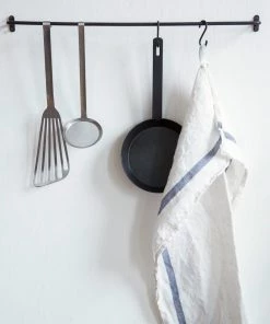 Fog Linen Work Iron Towel Bar Medium Bath Accessories