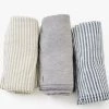 Fog Linen Work Chambray Linen Blanket