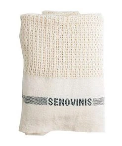 Fog Linen Work Bed & Bath Knitted Cotton Blanket